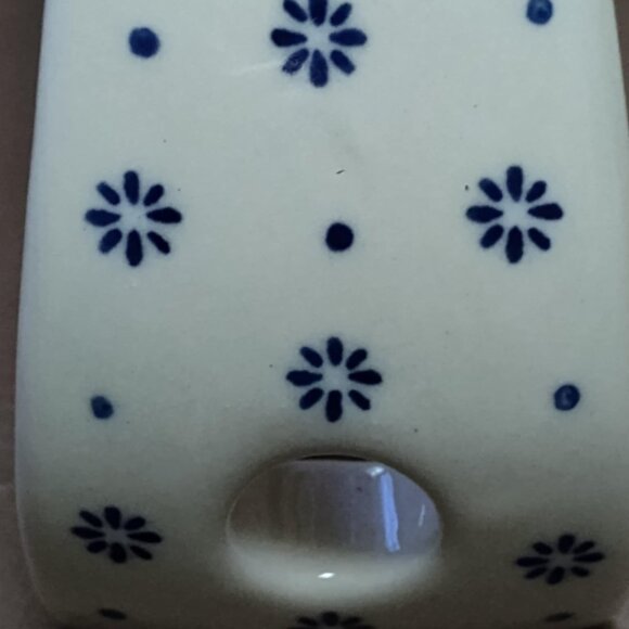 Polish Pottery, Boleslawiec spoon rest, Christmas pattern - new - Picture 11 of 13